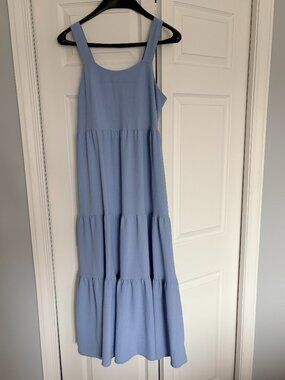 Black Bow Women's Tiered Maxi Dress